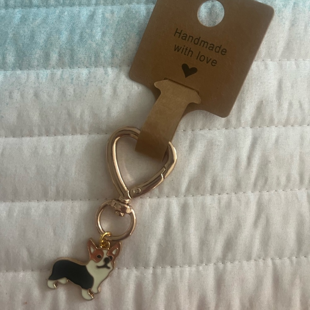 Handmade Corgi Key Chain